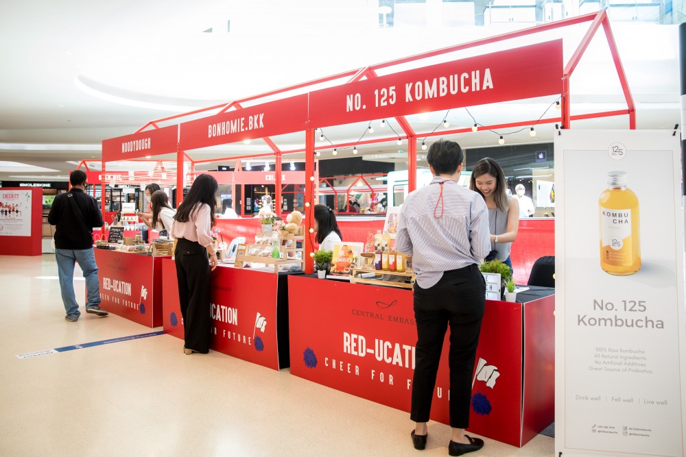 ภาพบรรยากาศจากชั้น 3 ที่มาในธีม Red-ucation (2)