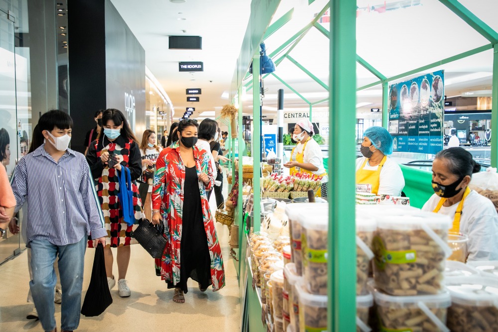 ภาพบรรยากาศจากตลาดรวมใจ ไทยช่วยไทย ชั้น 2 (1)