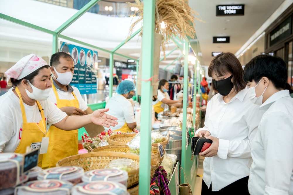 ภาพบรรยากาศจากตลาดรวมใจ ไทยช่วยไทย ชั้น 2 (5)